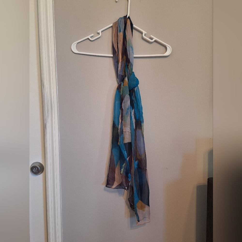 Catharine Malandrino Elegant Multicolor Scarf